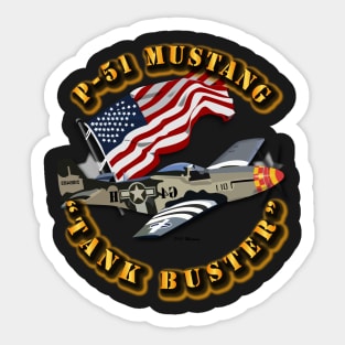 Aircraft - P-51 Mustang Sticker